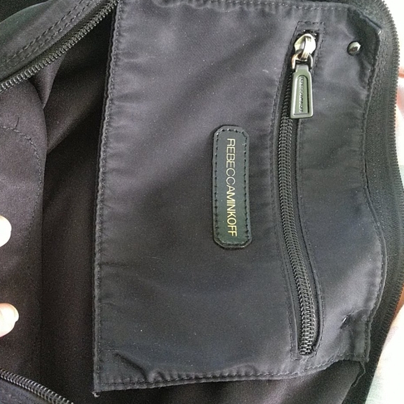 Rebecca Minkoff black nylon tote bag - Picture 3 of 4